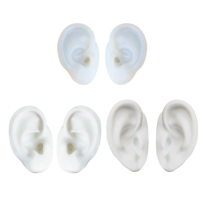 1 Cặp Mô Hình Tai Người Bằng Silicone