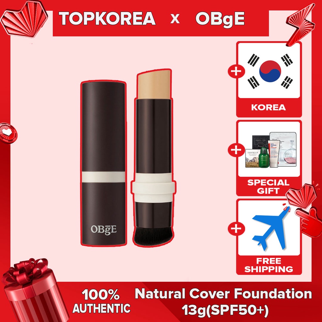 ★OBgE★ Kem nền che phủ tự nhiên Ngà / Be 13g (SPF50 +) / TOP korea / Vận chuyển từ Hàn Quốc