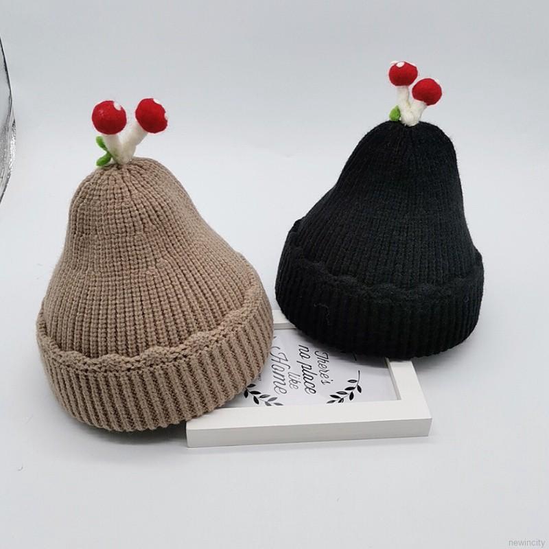 Nón len ấm áp xinh xắn dành cho bé