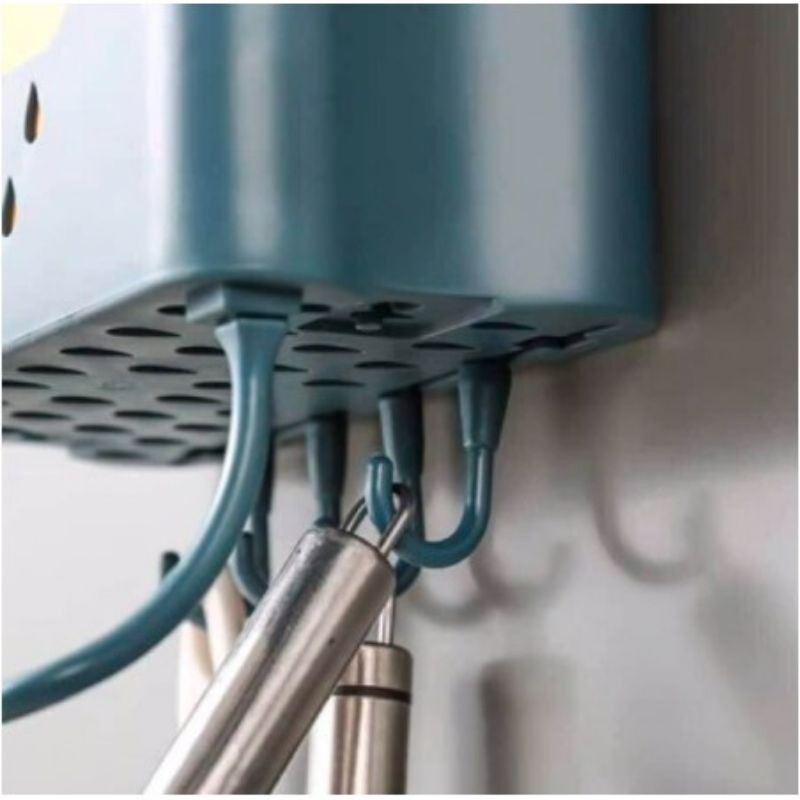 Ống Đũa Treo Tường, Giỏ Để Đũa Hoạ Tiết Đám Mây,Cam Kết 100% hài lòng