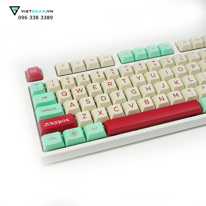 Bộ nút bàn phím XDA Jukebox thick PBT dyesub 147 nút