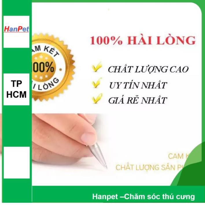 Hanpet.GV- (1 lọ) Canxi CHẮC XƯƠNG chó mèo- Sleeky hương bò (- 313)