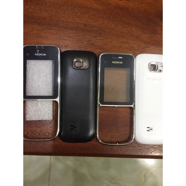 Vỏ nokia c2-01 mặt trước nắp sau.