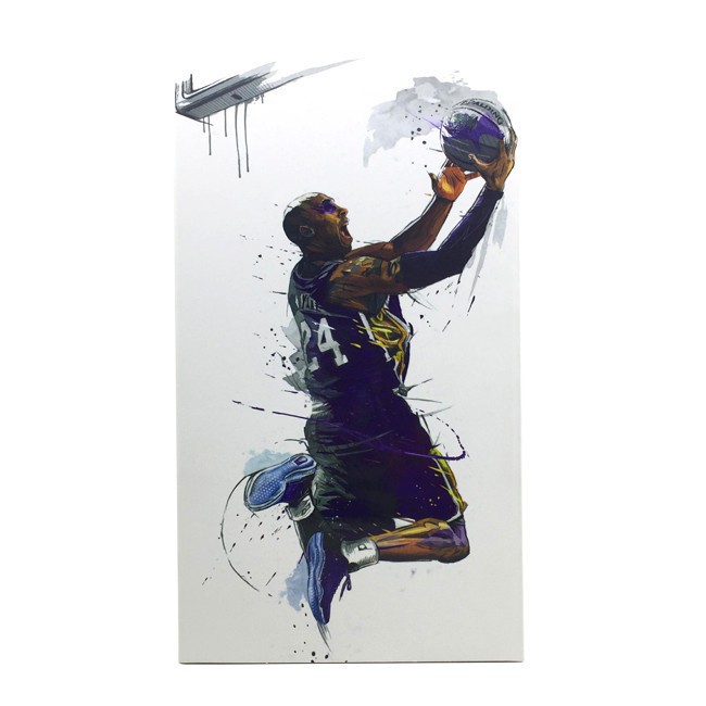 Nba Mô Hình Cầu Thủ Bóng Rổ Kobe Bryant No. 24 Jersey Tỉ Lệ 1: 9