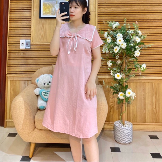 Váy bầu đũi cổ nơ A29