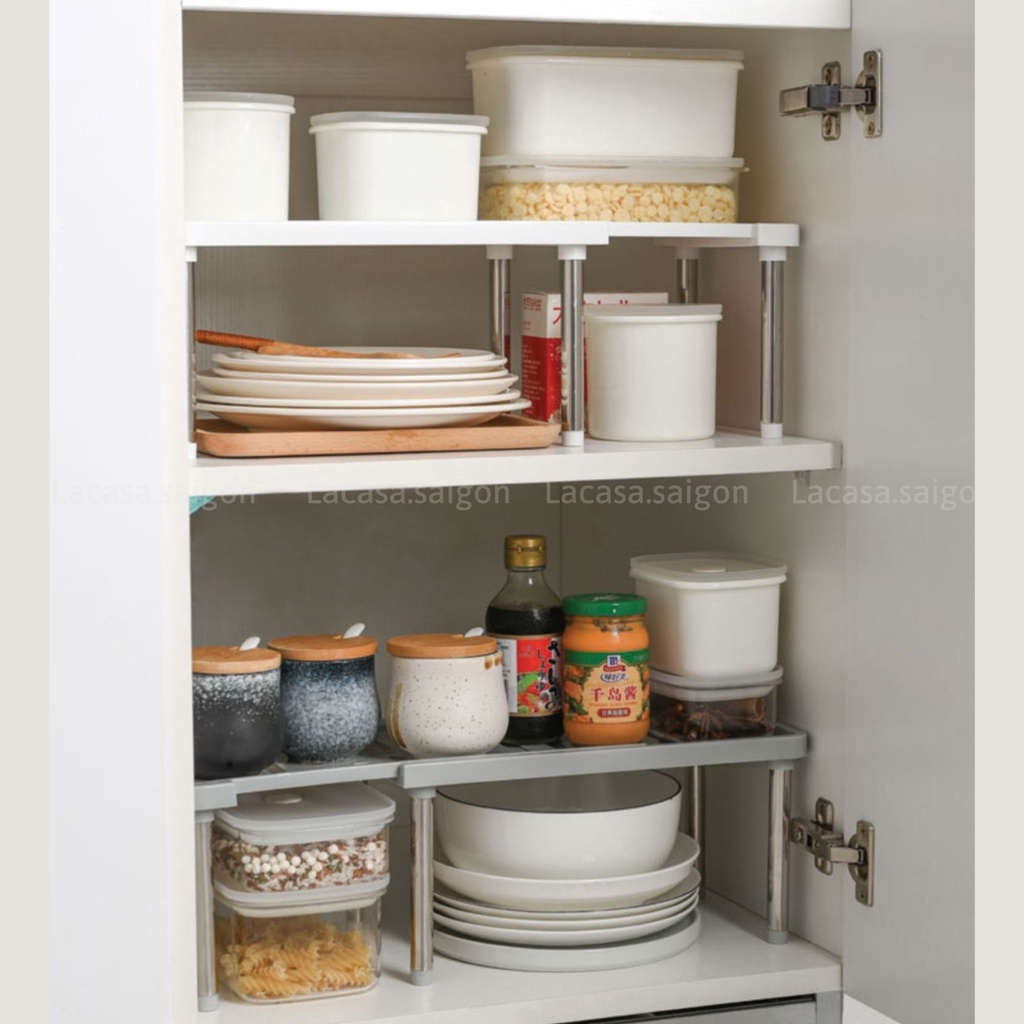 Kệ bếp gấp gọn đa năng - multifunctional retractable kitchen storage rack