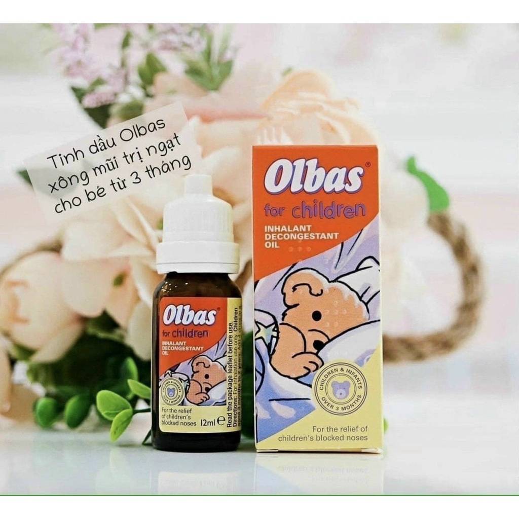 Tinh dầu Olbas cho trẻ từ 3 tháng lọ 12ml
