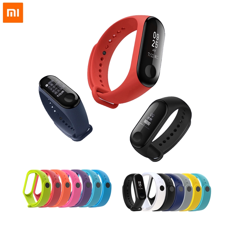 Dây đeo nhiều màu sắc thay thế cho Xiaomi Mi Band 3