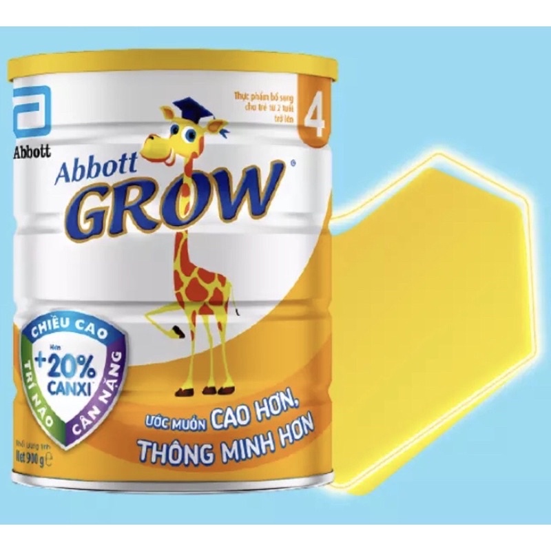 Sữa Abbott grow 4 900g