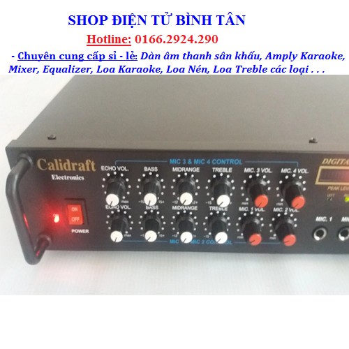 Vang Karaoke Calidraft 2 line