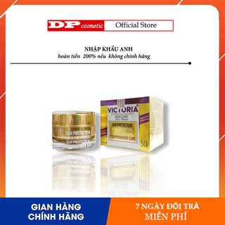 KEM BẢO VỆ DA NGĂN MỤN HẾT THÂM CHỐNG NẮNG DƯỠNG TOÀN DIỆN - KEM MỤN VICTORIA 25G