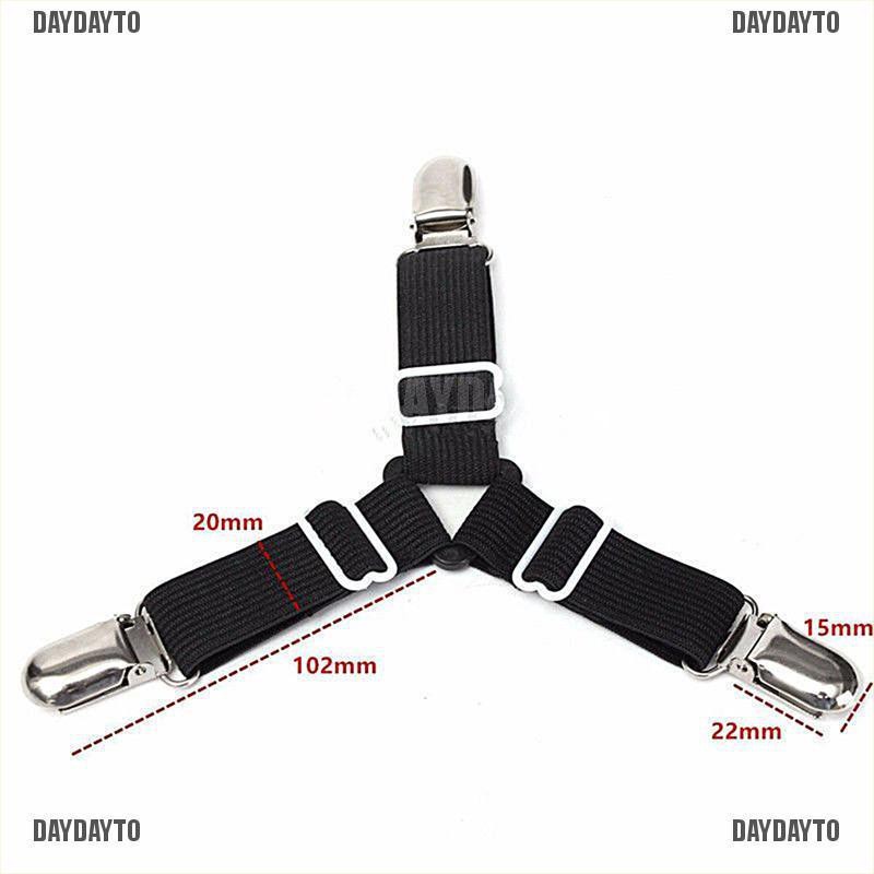 Set 2 Dây Đai Cố Định Ga Giường Hình Chữ Nhật Tiện Dụng