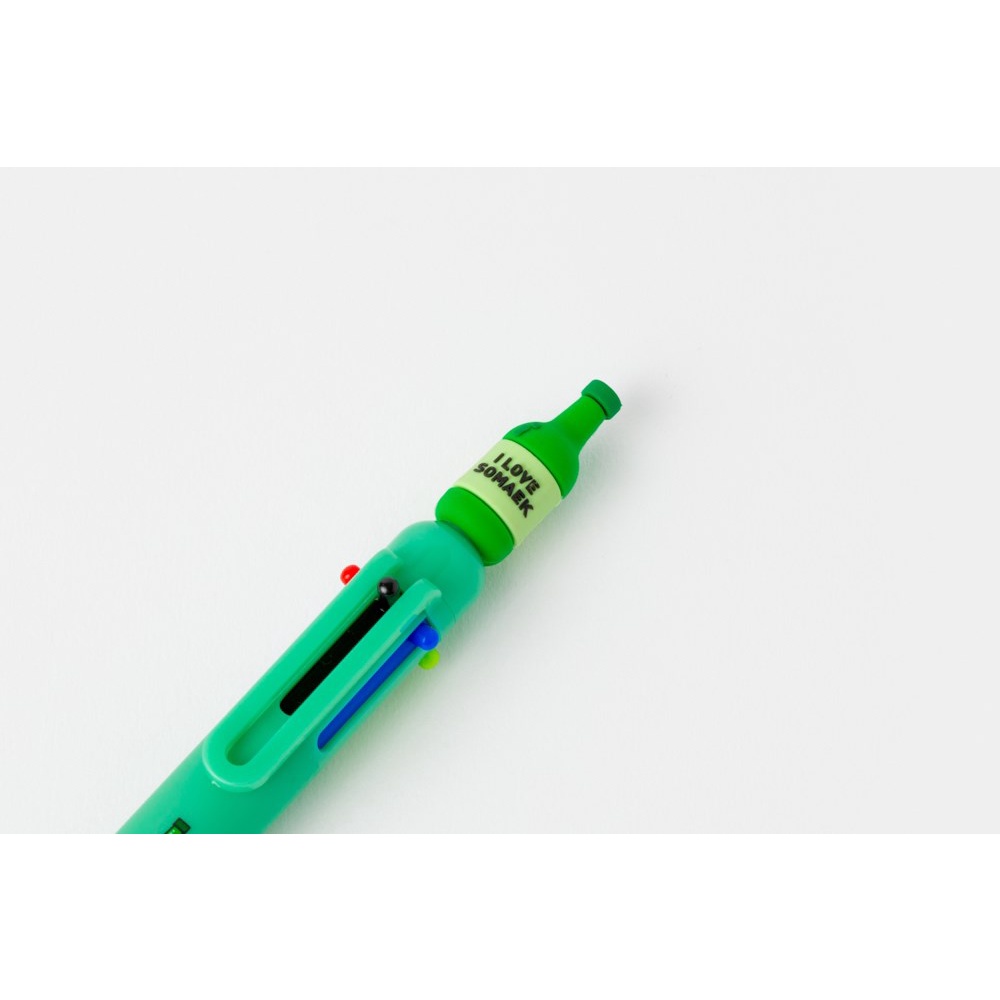 Bút Bi ARTBOX Hàn Quốc 6 Màu Mực I Love Somaek Thú Vị