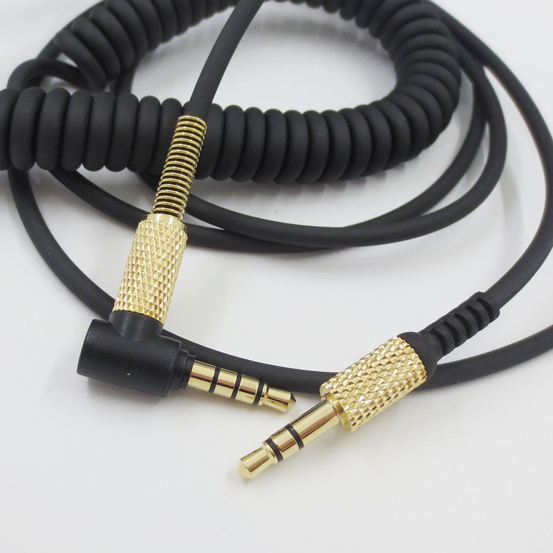 Spring Audio Cable for Marshall Major II 2 Monitor Headphone