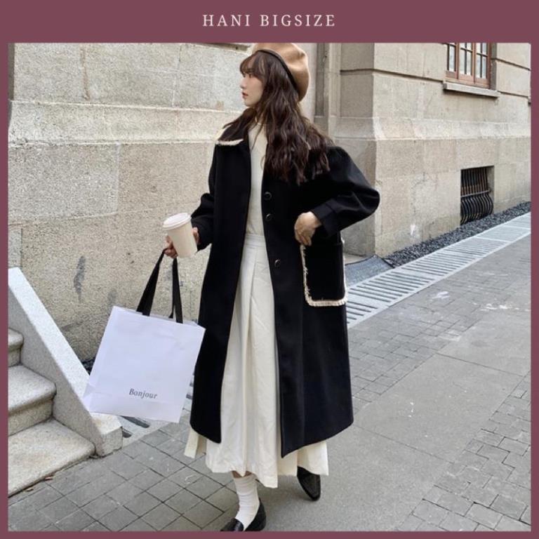 Áo khoác nữ Áo măng tô bigsize phong cách Hàn Quốc - [Bigsize] L-4XL DINO | BigBuy360 - bigbuy360.vn