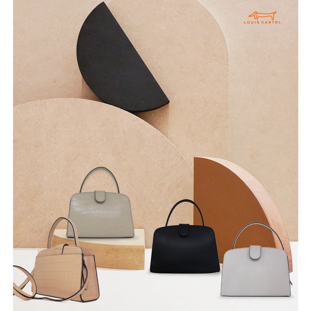 Túi quai xách Regina da thật Louis Castel 4 màu  SHLK137-140