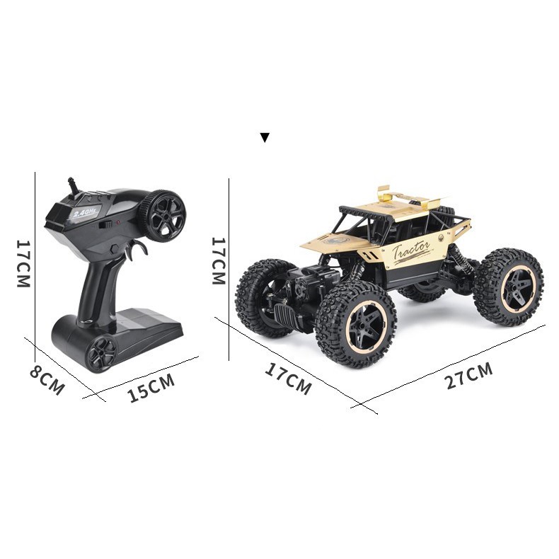 Xe  Điều Khiển Địa Hình Rock Crawler vỏ kim loại