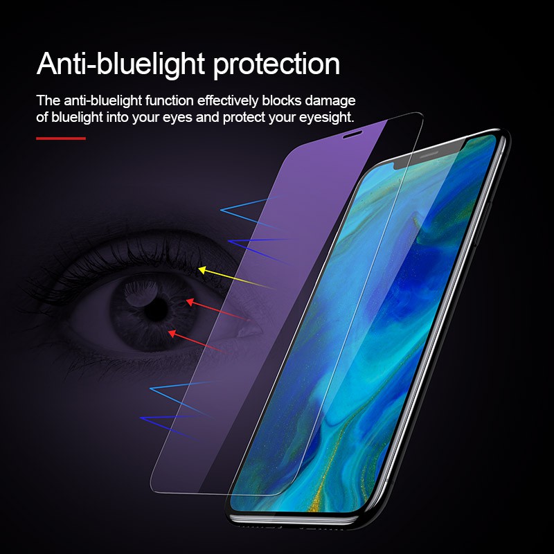 Kính Cường Lực Full Màn Chống Tia Sáng Xanh Cho Oppo F5 F7 F9 F11 Pro A3S A5S A12 A12E A31 A15 A15S A52 A33 A53 A92 A93 A83 A5 A9 2020 Reno 2 2f 3 4 4f 5