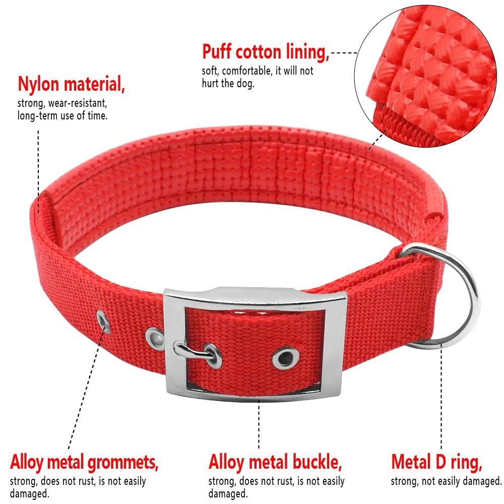 Vòng cổ nylon 2 lớp cho thú cưng
