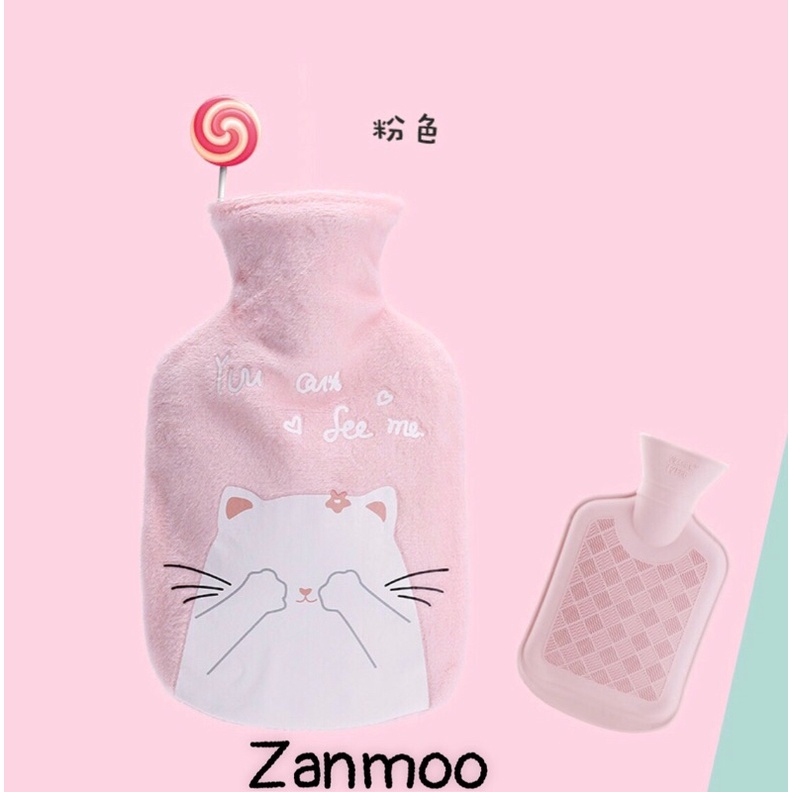 Túi Chườm Đau Bụng kinh, túi sưởi ấm Mèo Bự Siêu Cute Zanmoo