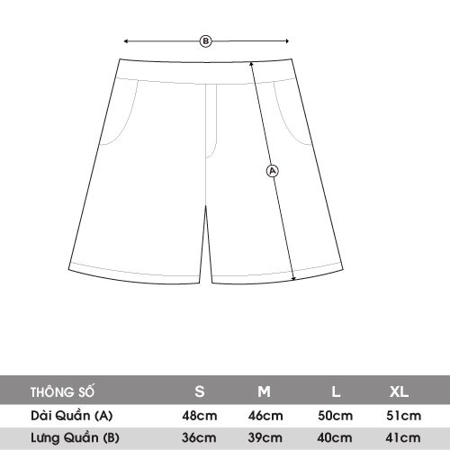 Quần short HUGU - 6 pocket - unisex