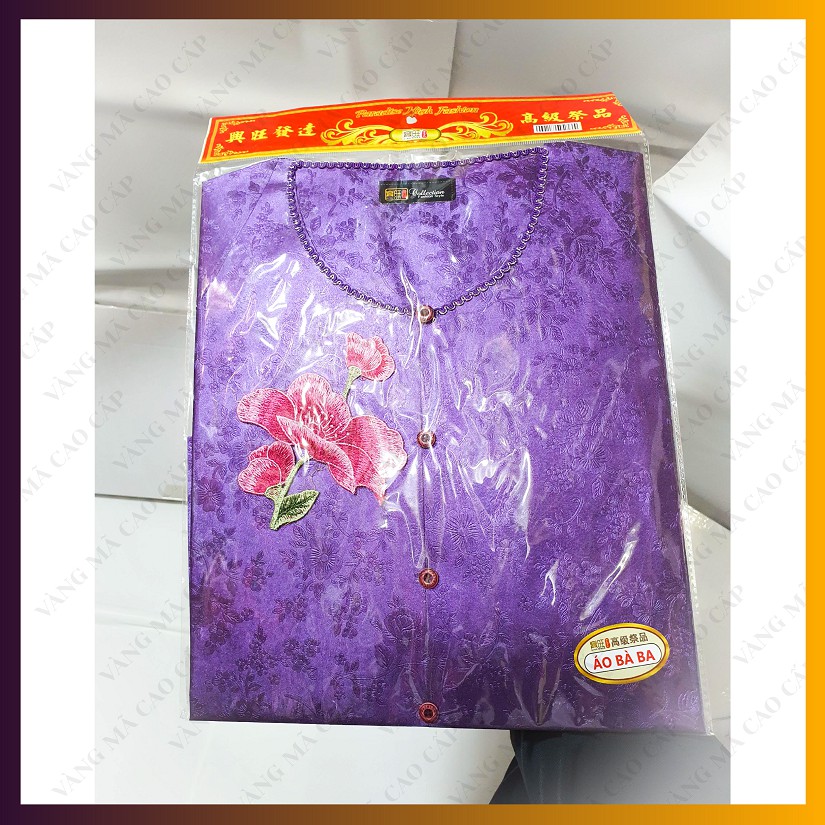 Áo Cánh Nữ, Áo Bà Ba Thêu Hoa, quần áo vàng mã giấy biếu bà loại đẹp tinh xảo - VM33