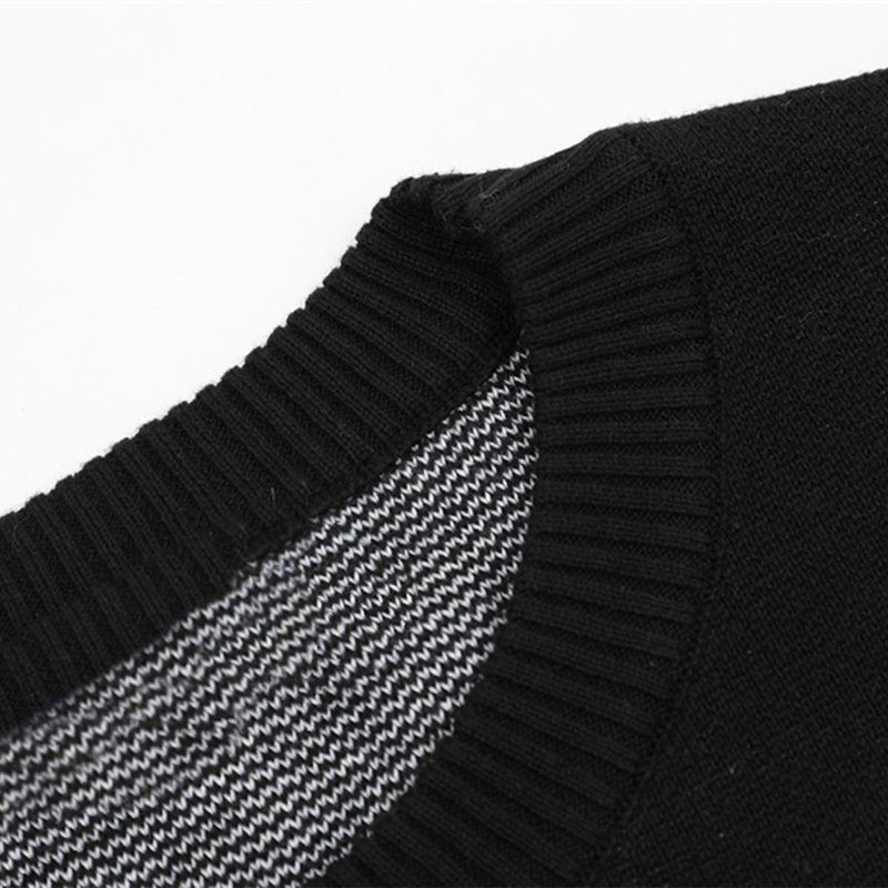 10MK Women Men Harajuku Sweaters Destroyed Ripped Trim Pullovers Tops Crowd Graffiti Letters Round Neck Oversized Jumper