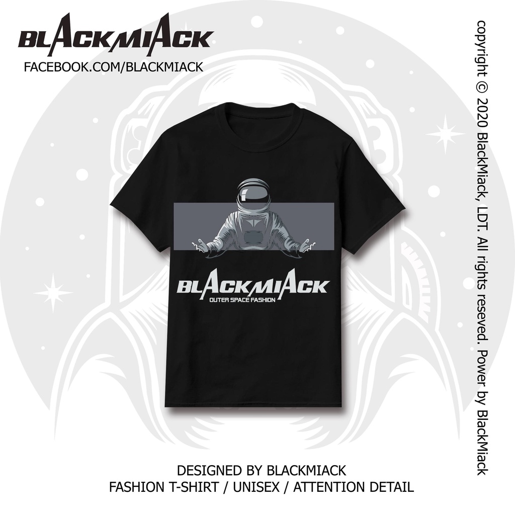 Áo Thun Motonaut Màu Đen Unisex BLACKMIACK