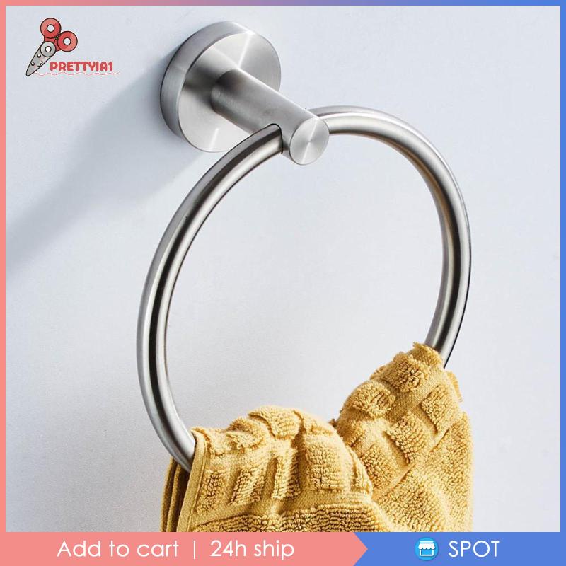 Giá Treo Khăn Tắm Hình Tròn Prettyia1] Tiện Dụng