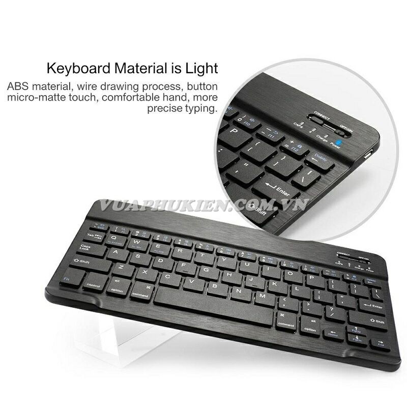 Bao da kèm bàn phím Bluetooth cho Samsung Galaxy Tab A 10.5/10.1 inch/Tab A 8.0 inch/Tab S5e 10.5 inch Keyboard