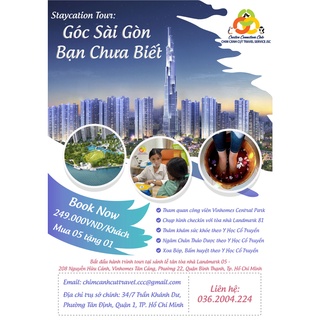 TP.HCM [voucher] chương trình du lịch "Góc Sài Gòn Bạn Chưa Biết" - Chim Cánh Cụt Travel