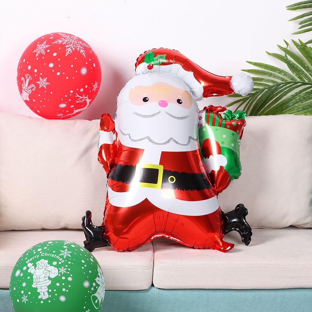 Layor1 Bong Bóng Lá Nhôm Hình Người Tuyết Tuần Lộc Giáng Sinh Dành Cho Trẻ Em