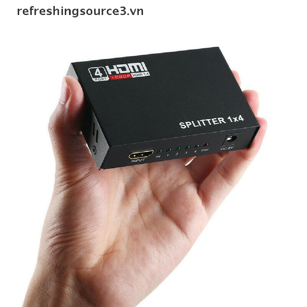 Bộ chia 1 cổng HD HDMI 4 cổng V1.4 3D 1080p 1 vào 4 đầu ra
