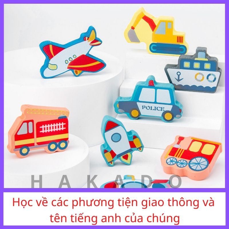 Đồ Chơi Bảng Gỗ Câu Cá Và Ghép Bảng Chữ Cái, Chữ Số, Hình Học, Phương Tiện...