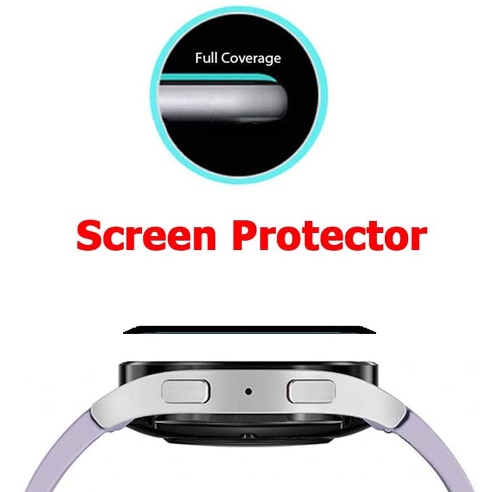 Miếng Dán Bảo Vệ Màn Hình Đồng Hồ Thông Minh Samsung Galaxy watch 5 4 40mm 44mm 3D Bằng TPU Mềm Trong Suốt Mới