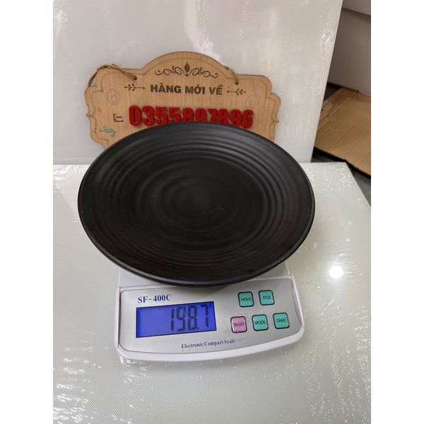 Đĩa Tròn melamine 22,5cm