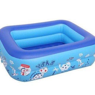 Rẻ - Bể bơi 1m2 -2 đáy- 2 tầng lớp chống trượt dành cho bé yêu
