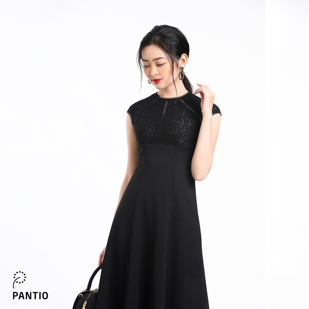 Đầm công cở chất liệu cotton dáng suông ngắn tay FDC92683 - - PANTIO