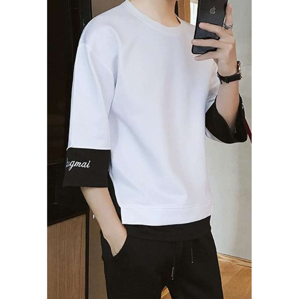 Bộ Đồ Nam Mùa Hè Áo Thun Tay Lỡ  Phối Dây In Họa Tiết Chữ OFF WHITE Thời Trang MixxStore QA NAM 024