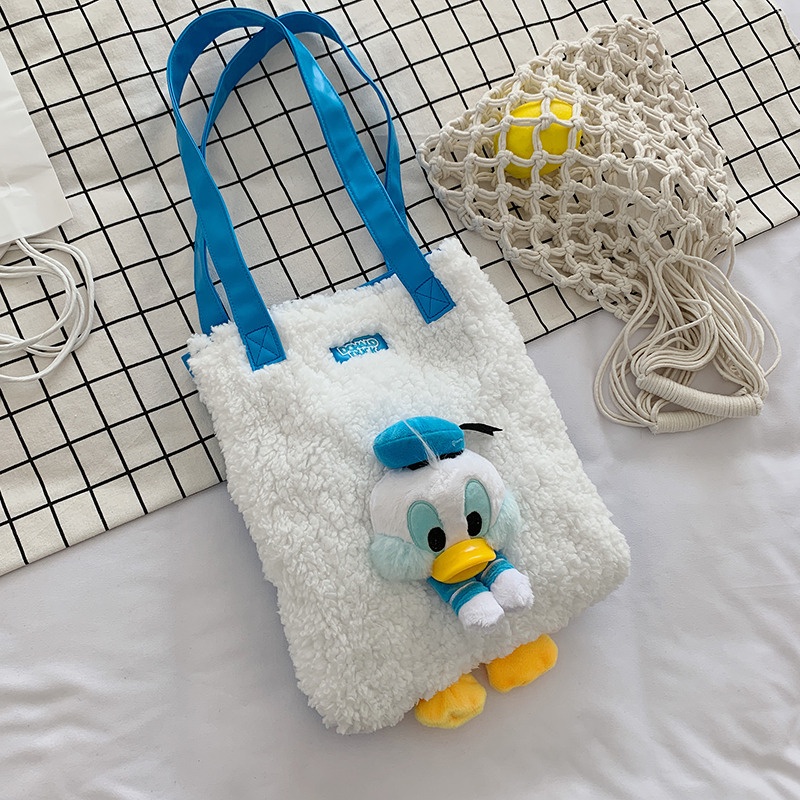 Túi Đeo Chéo Hình Vịt Donald Hoạt Hình Đáng Yêu 2022 Dành Cho Nữ