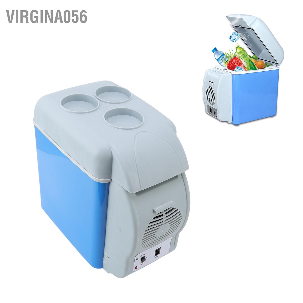 Có thể bán buôn Tủ Lạnh Ô Tô 12V DC Lạnh Ấm Kép Sử Dụng Điện Làm Mát Mùa Hè Làm Lạnh Mini Di Động Tủ Lạnh Ô Tô Virgina056 Hàng giao ngay