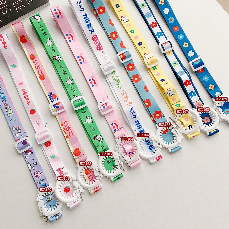 Dây Đeo Bình Và Chai Nước Nhỏ Cute Hoạ Tiết Hoạt Hình, dài 60cm xinh xắn tiện lợi | BigBuy360 - bigbuy360.vn