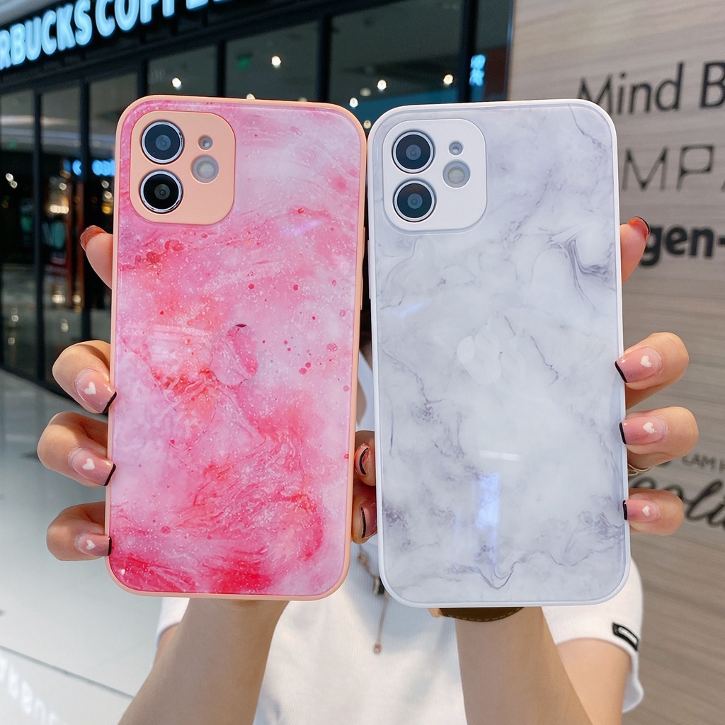Ốp Lưng Vân Đá Hoa Cương Nhiều Mẫu Mã Cho Điện Thoại iphone 13 12 11 pro max X XR XS max 7 8 PLUS