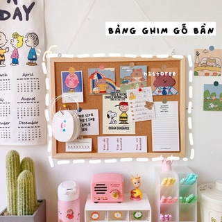 ( h2storee ) bảng ghim gỗ bần