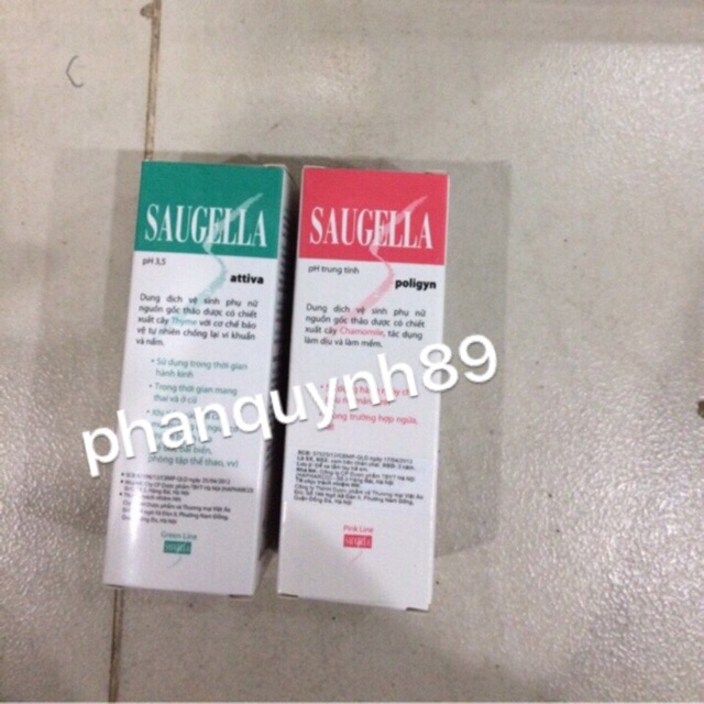Dung dịch vệ sinh Saugella