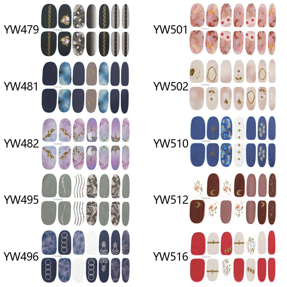 1 Tờ Đề Can Dán Móng Tay DIY Xinh Xắn Tiện Dụng