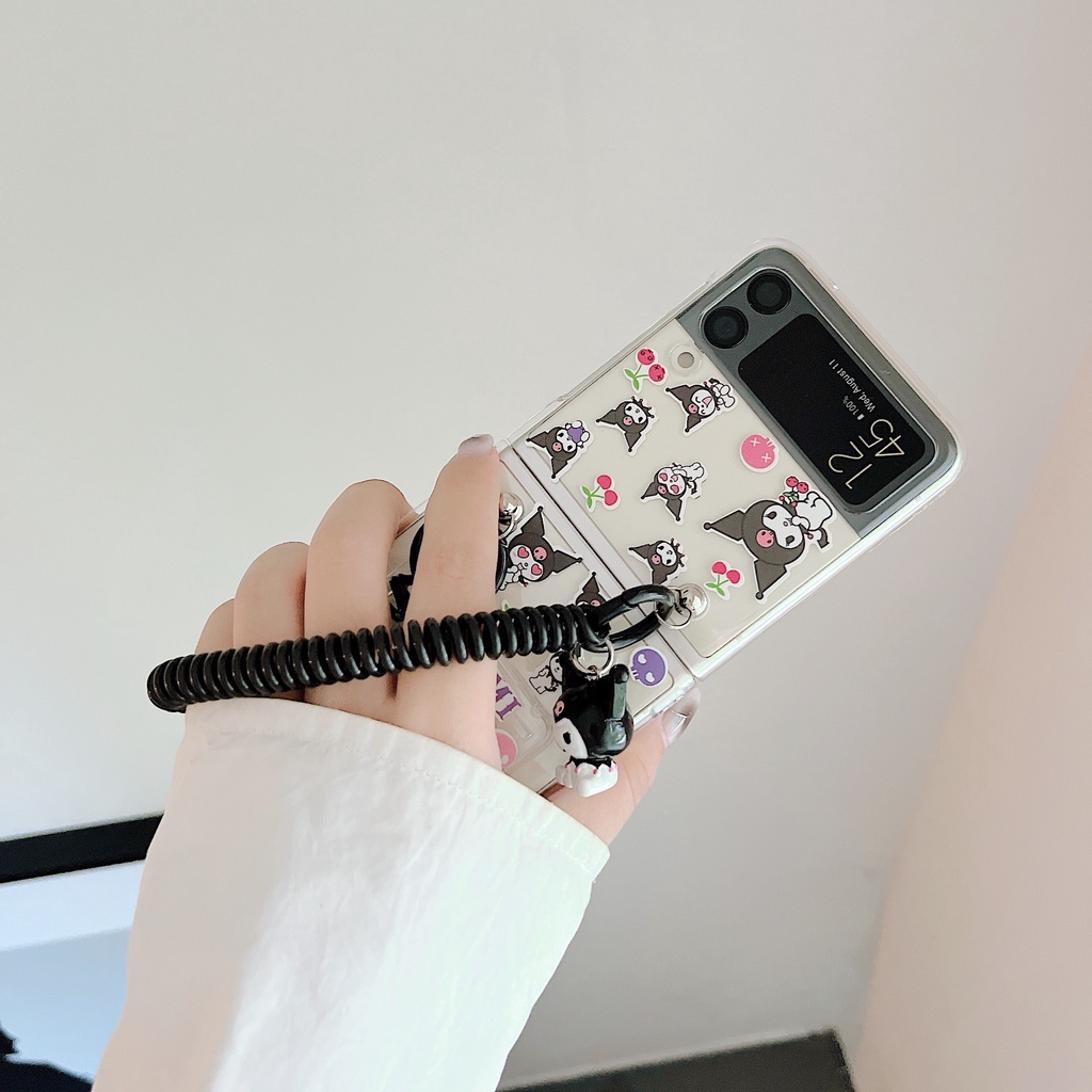 Ốp Điện Thoại PC Cứng Chống Sốc Hình Thủy Thủ Mặt Trăng / Cậu Bé Bút Chì Cho Samsung Galaxy Z Flip 4 5G Z Flip 4