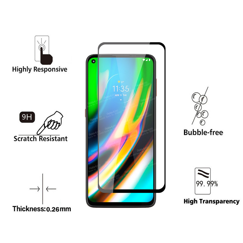 Kính Cường Lực Bảo Vệ Màn Hình Chống Va Đập Cho Motorola Moto G G9 G8 G7 Plus Play Power 5G Moto Z4 Play