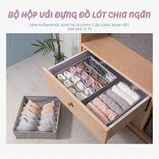 Hộp chia ngăn đồ lót tránh nhầm lẫn hay mất phom đồ lót siêu tiện lợi