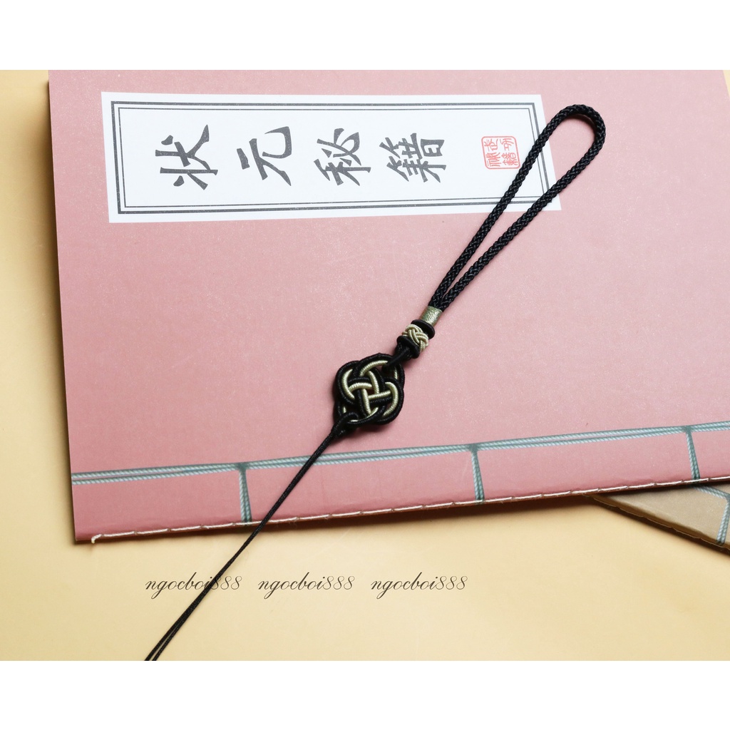 Nút Thắt Kim Tiền Treo USB, Chìa Khóa, Trang Trí Tua Rua, Gắn Ngọc Bội